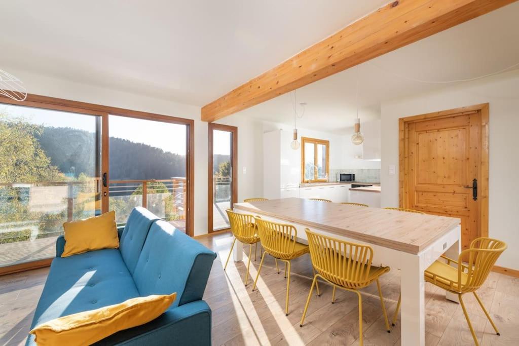 Le Cerf, Chalet Cocooning Avec Piscine Et Billard Ban-sur-Meurthe-Clefcy Exterior foto